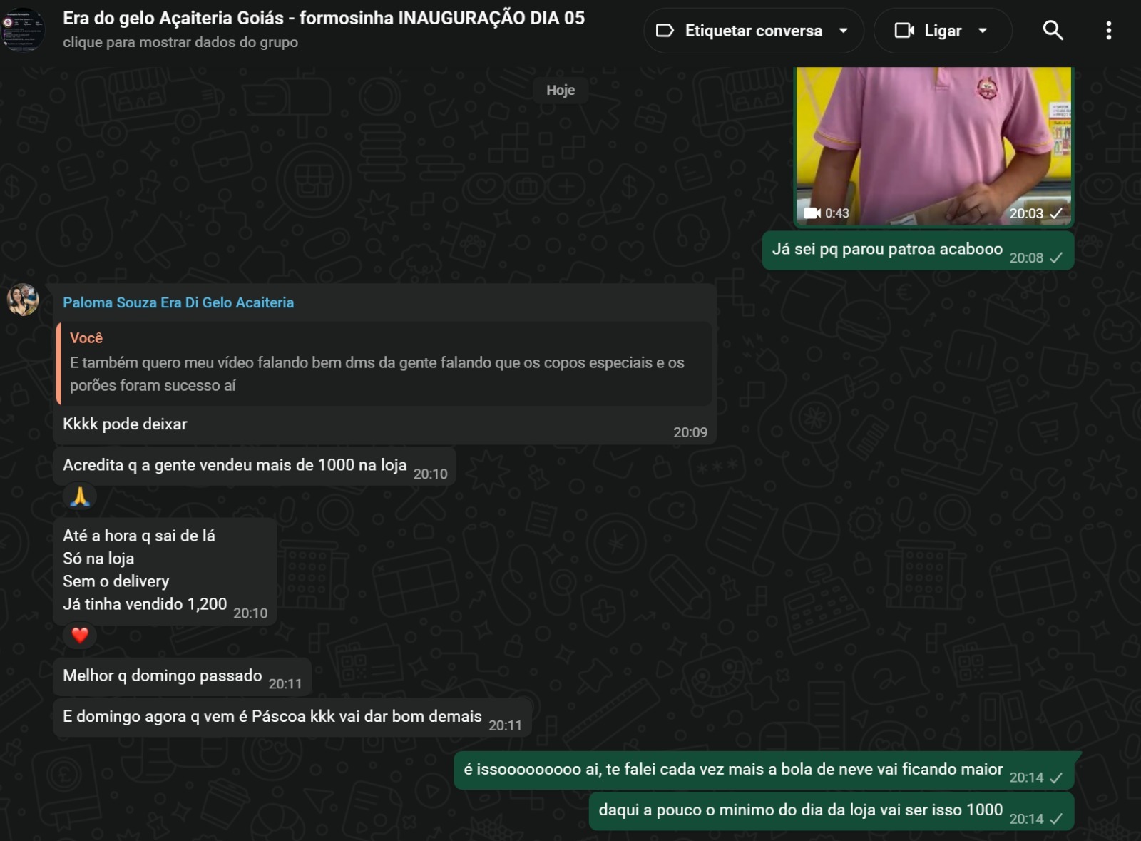 Print WhatsApp resultado